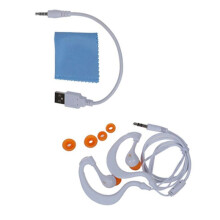 3X Lecteur MP3 Étanche IPX8 avec Radio FM, Son Stéréo, Natation, Plongée, Surf, Cyclisme, Sport, Lecteur de Musique avec FM (C)