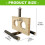 Durability Wooden Parrots Gym Interactively For Climbing Jumping 3