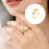 Elegant Moon Shape Rings Unique Finger Rings Hand-7 Silver 3