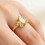 Elegant Moon Shape Rings Unique Finger Rings Hand-7 Silver 5