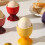 6 Count Beautifully Colored Breakfast Holders Produced From High 7