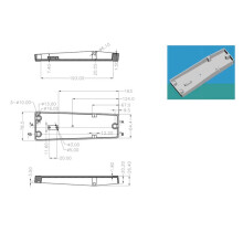 2X Caixa de Pedal de Efeitos de Guitarra para Controle de Pedal Caixa de Alumínio Simples para Banda DJ Guitar Lover GEP-2 GEP2