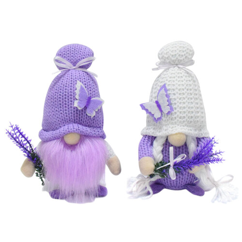 Lavender Gnomes Spring Decoration Handmade-Womens model 1