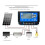 2X Solar Charge Controller  60A MPPT Controller with LCD Display Dual USB Support 12V/24V Battery 60A 3