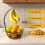 Durable Iron Rotating Fruit Tray With Built In Banana-gold 7