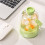 Silicone Ice Tray Water Bottle a Hand Operation-Cream White 7