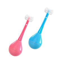 Kids Toothbrush 2pcs Extra Soft Bristles Ergonomic Child Grip Compact Head Pink and Blue