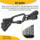 6PCS Bit Holders Keychain, 1/4 Inch Hex Shank Bit Holders, Quick-Change Design for Nut Driver, Screwdriver & Drill Bits 5