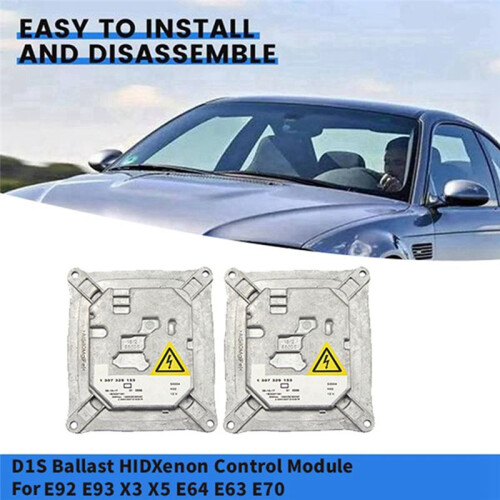 2PCS 1307329153 D1S Ballast HIDXenon Control Module D3S/R for  E92 E93 X3 X5 E64 E63 E70 63117182520 130732915301 1