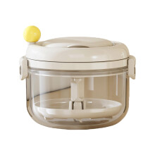 Denture Cleaning Case with Agitator, Retainer Soaking Container, Dual Function Travel Size