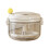 Denture Cleaning Case with Agitator, Retainer Soaking Container, Dual Function Travel Size 1