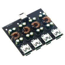 QC4.0 QC3.0 4 Way USB Type-C Mobile Phone Quick Charge Adapter 6-35V Step-Down Buck Boost Module SW3518 for
