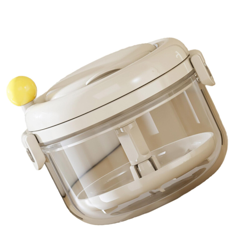 Dentures Retainer Case with Dual Compartment Storage and Ventilation Orthodontic Box for Travel