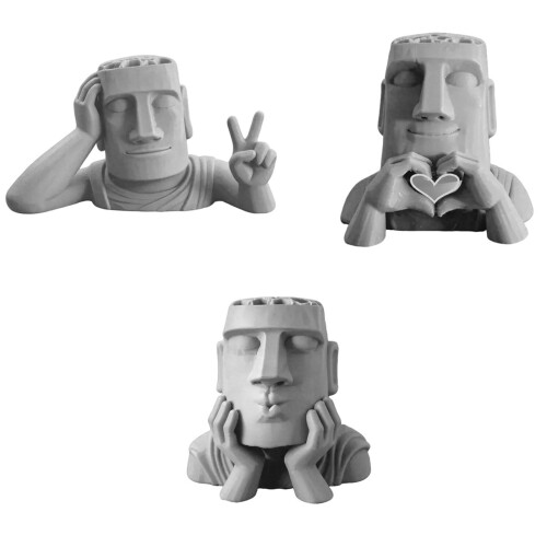 Creative 3D Printed Underwater Sculpture Planter Handmade-1 1