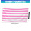 Large Absorbent Stripe Towel Microfiber For Vacation-Pink 4