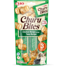 INABA Churu Bites Tuna with chicken - cat treats - 3x10 g
