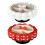 360 Degree Rotating Nut And Snacks Organiser Plastic-white 4 2