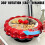 Multi Compartment Dry Fruit Dispenser Serving Tray Food-red 4 5