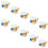 20-Pack RG6  Jack Insert, Conector de Cabo Coaxial F-Type RG6  Conectores para Placa de Parede e Patch Panel 5