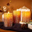 Remote Control LED Electronic Candle Light Set Simulation Swing 10 Buttons Remote Control Timer Candle Lights,B 5