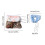 Neuartiges Make-up-Hunde-Oma-Kostüm, bequemes-L 5