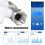 2X Tuya WiFi Water Valve Water Meter Water Flow Rate Water Temperature Display Controller  APP Control US PLUG 5