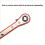 Professional Double Headed Ratcheting Spanner Wrench For Air-1 6