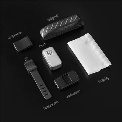 Outdoor Multi-Function Light Detachable Riding Light Camping Torch, Waterproof Emergency LED Work Lamp, USB Rechargeable 2