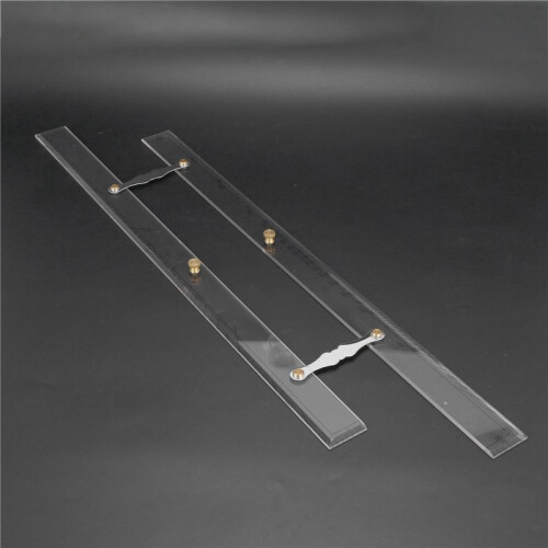 6X Marine Ruler Parallel Ruler Nautical Charts Parallel Ruler Mapping Points to Pull Parallel Ruler 600MM 2