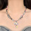 Puzzle Crucifix Pendant Necklace Irregular Geometric Beaded 2