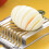 Egg Slicer Egg Separator Single Set of Egg Slicing Tool Perfect Sliced Egg Harp Kitchen Tool 8
