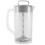 3X Mixing Pitcher for Drinks,2 Quart/64oz Plastic Water Pitcher with Lid,Easy-Mix Juice Container,Angled Plastic Blades 4