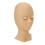 Silicone Eyelash Extension Practice Head with 4 Replacable Eyes, 28x14cm 14