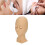 Silicone Eyelash Extension Practice Head with 4 Replacable Eyes, 28x14cm 15