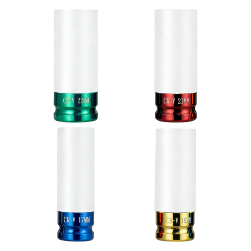 1/2" Drive Impact Deep Lugs Nut Socket 17-22mm For Vehicle-4 1