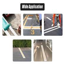2X Stencil för Parkeringsplatslinje, 12x92,5 Tum, Vikbar Rak Linjestencil, Stenciler för Trottoarkanter för Parkeringsplatser Asfalt