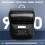 80mm  Thermal Printer Portable, Design High-Speed  Printer for Android, IOS, Windows UK Plug 6