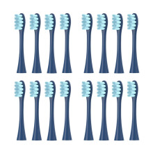 Electric Toothbrush Replacement Heads Compatible with Oclean X Pro Z1, Soft Bristles, 16 Blue Pack