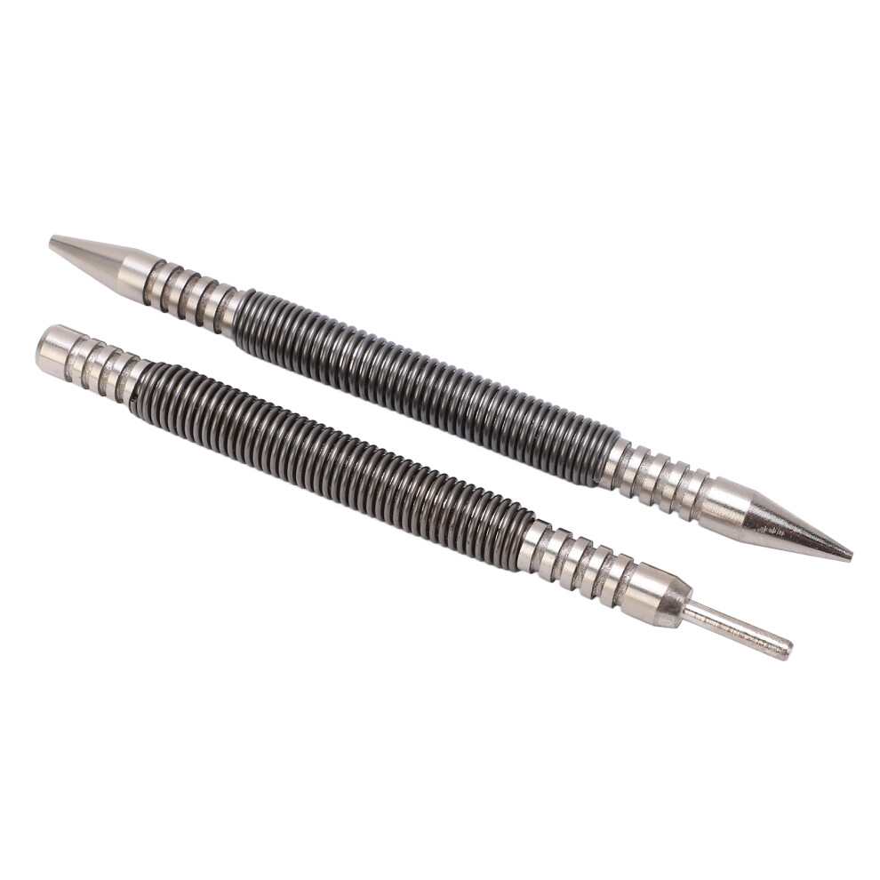 Spring Loaded Hinge Pin Punch Kit 2Pcs Carbon Steel 3500Psi Dual Head Impact 8481390344691