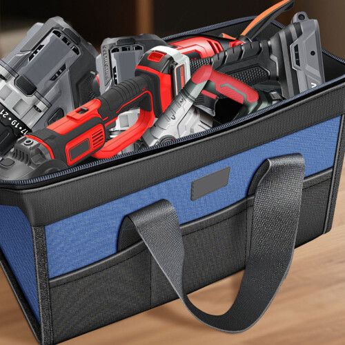 Large Wide Mouth Tool Bag Large Capacity Tool Bag for Men-1 2