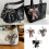 Elegant PU Leather Bowknot Keychain With Pearls And-Silver 3