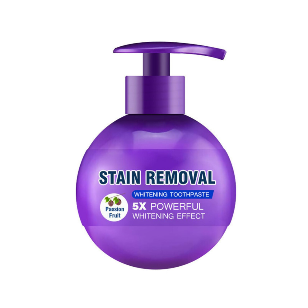 Purple Baking Soda Toothpaste For Sensitive Teeth With Cooling Mint, Whitening, Adults And Kids