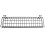2X Hanging Basket for Wire Wall Grid Panel, Multi-Function Wall Storage and Display Basket, 40X10X5CM, Black Painted 5