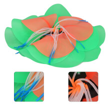 Silicone leuchtende Lotus-Fischtank-Decor Aquarium-Deko