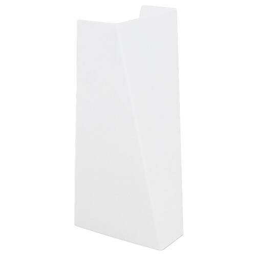 Contemporary LED Wall Light Trapezoid Up Down Lamp White Shell 85-265V
