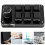 Mini 6-Key Programmable Mechanical Keyboard with Knob - Matte/Glossy Black 16