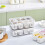 Divided Food Serving Tray with Lids Stackable Snackle Box with 6 Dividers Fruit&Veggie Storage Container for Fridge 5