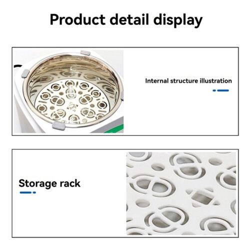 Digital Constant Temperature Water Bath with Timer to Prevent Burn-Dry Function for Warm Milk, Distilled Water EU Plug 2