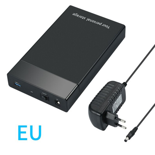 Caixa Externa para HDD de 3,5 Polegadas HDD de 3,5 Polegadas 2,5 Polegadas  para USB 3.0 6 Gbps Gabinete para HDD  III SSD Case Plugue UE 1