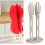 Suction Mount Storage Rack For Dish Towels And Cleaning-White 3